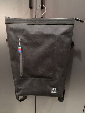 Black Zip Top Backpack - GOT BAG